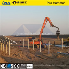 excavator mounted vibro hammer kobelco excavator attachments machinery manufacture ltd